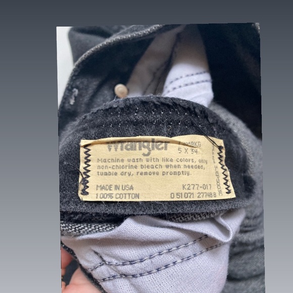 Black High-Rise Wranglers - Picture 4 of 4